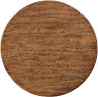 Barnwell Rustic Gray and Brown Round Dining Table-2