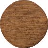 Rustic Gray and Brown Round Dining Table - Barnwell-2