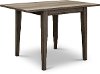 Clearance Gray Drop Leaf Dining Room Table - Tanners Creek