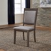 Gray Urban Modern 5 Piece Dining Set with Upholstered Chairs - Tanners Creek-2