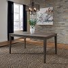Gray Urban Modern 5 Piece Dining Set with Upholstered Chairs - Tanners Creek-3