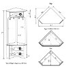 Drifted Gray Corner Hall Tree-3