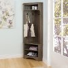 Drifted Gray Corner Hall Tree-4