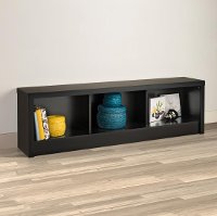 Black Designer Storage Bench