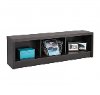 Washed Black Storage Bench - District