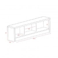 White Storage Bench - Calla
