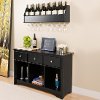 Black Living Room Console Table