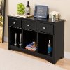 Black Living Room Console Table-3