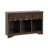 Espresso Brown Living Room Console Table-3