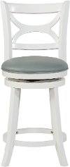 Cream Swivel Counter Height Stool - Sawyer
