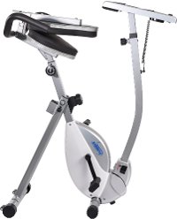 15-0321 Stamina Exercise Bike Work Station and Standing Desk-2