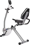 15-0340 Stamina Exercise Bike with Upper Body Exerciser White