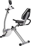 15-0340 Stamina Exercise Bike with Upper Body Exerciser White