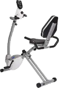 15-0340 Stamina Exercise Bike with Upper Body Exerciser White