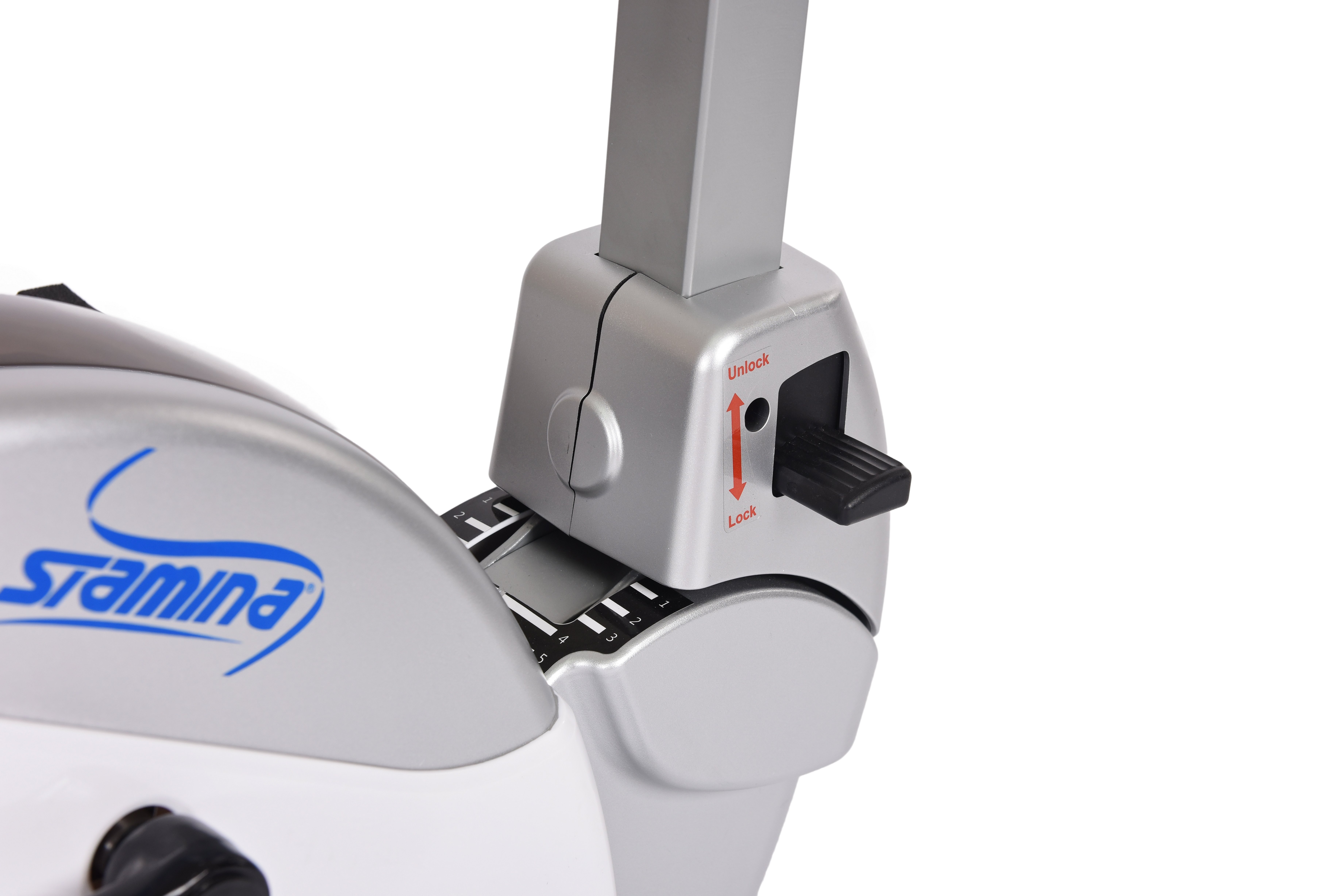 15-0340 Stamina Exercise Bike with Upper Body Exerciser White-5