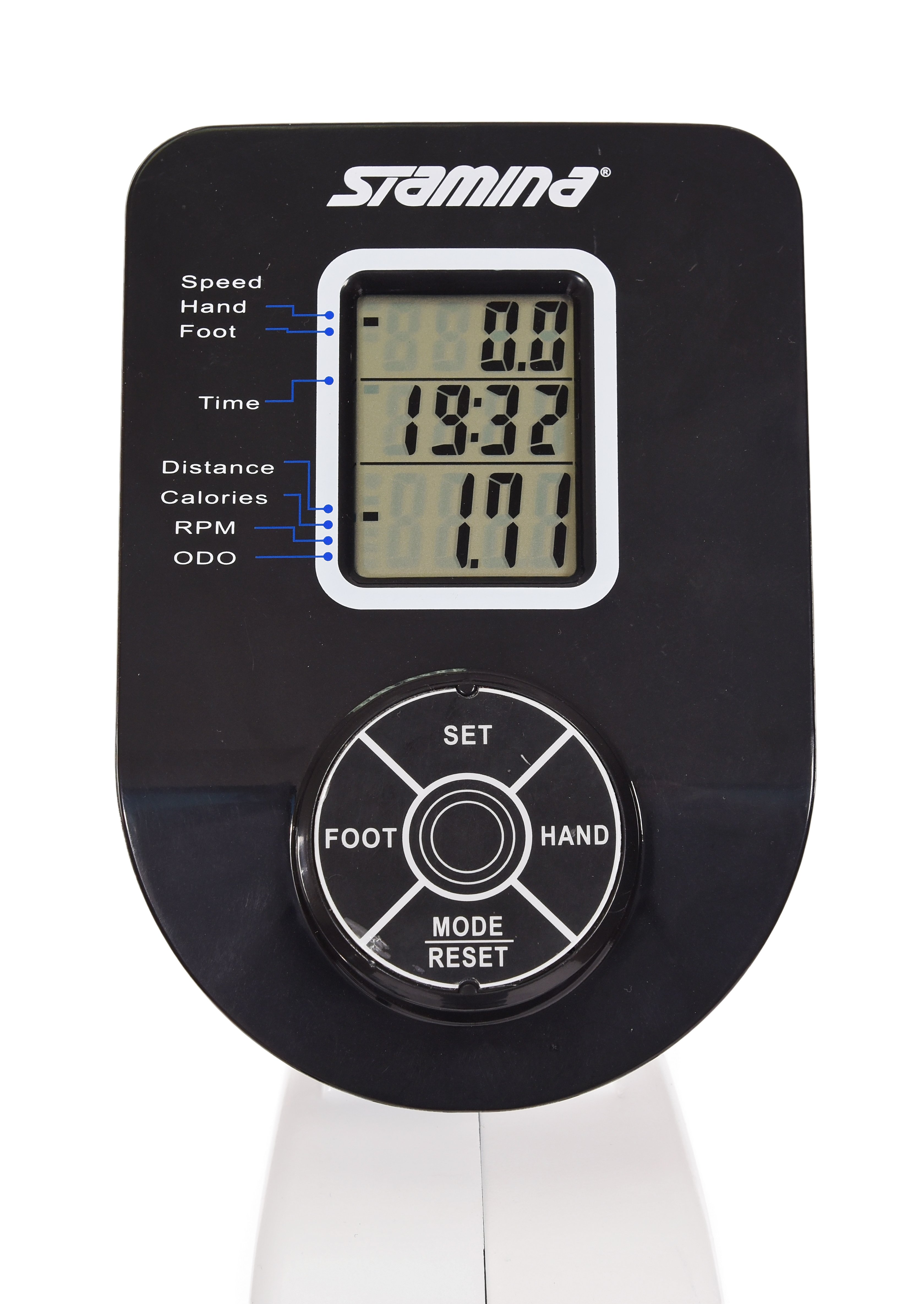 15-0340 Stamina Exercise Bike with Upper Body Exerciser White-6