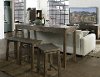 KIT Counter Height Sofa Table and Three Stools - St. Croix