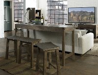 KIT Counter Height Sofa Table and Three Stools - St. Croix