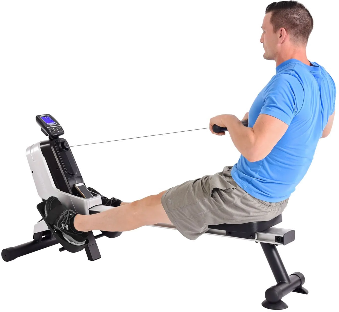 35-1130 Stamina 1130 Silver Magnetic Rowing Machine-7