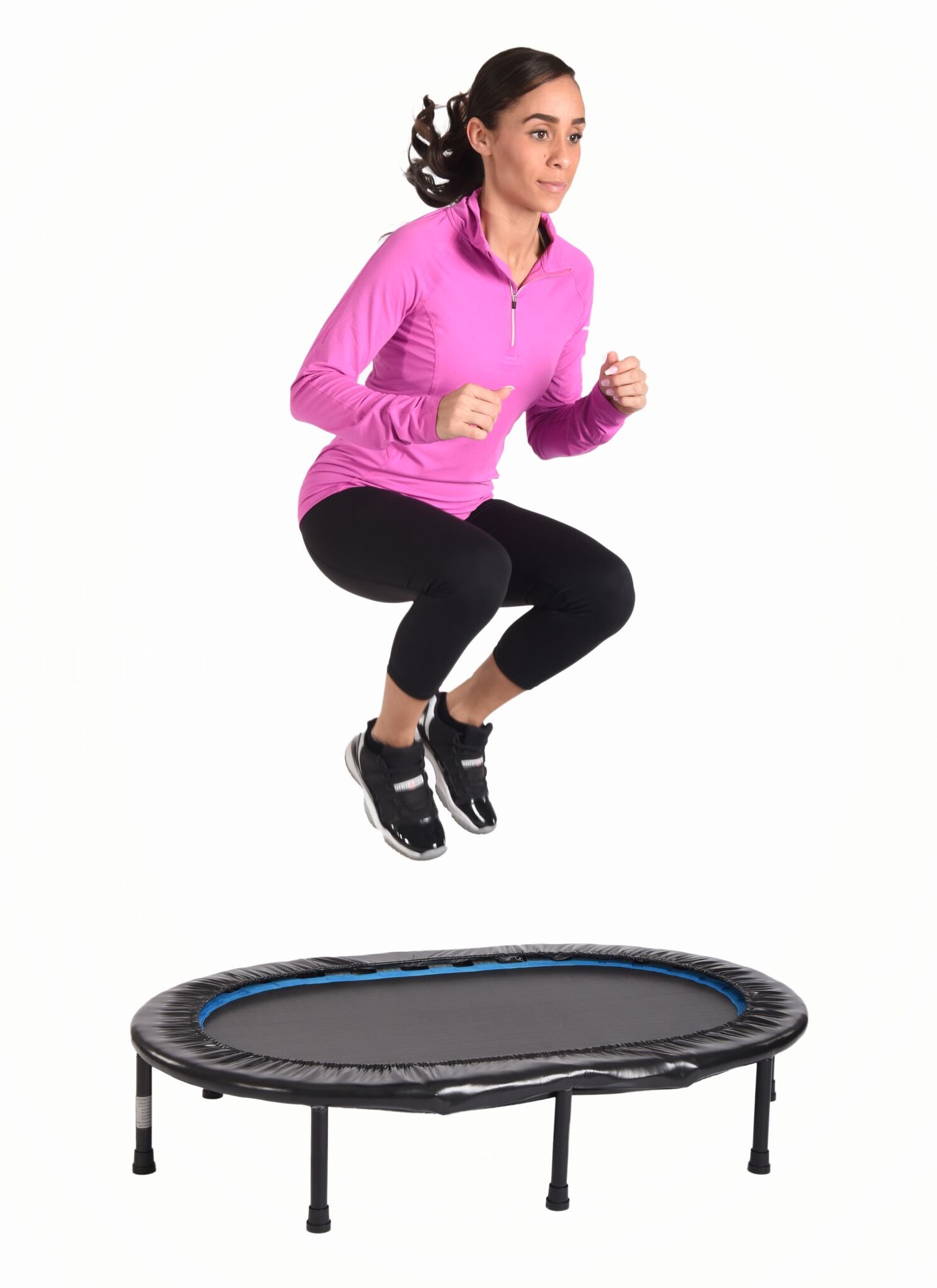 35-1691 Stamina Black Oval Fitness Trampoline-4