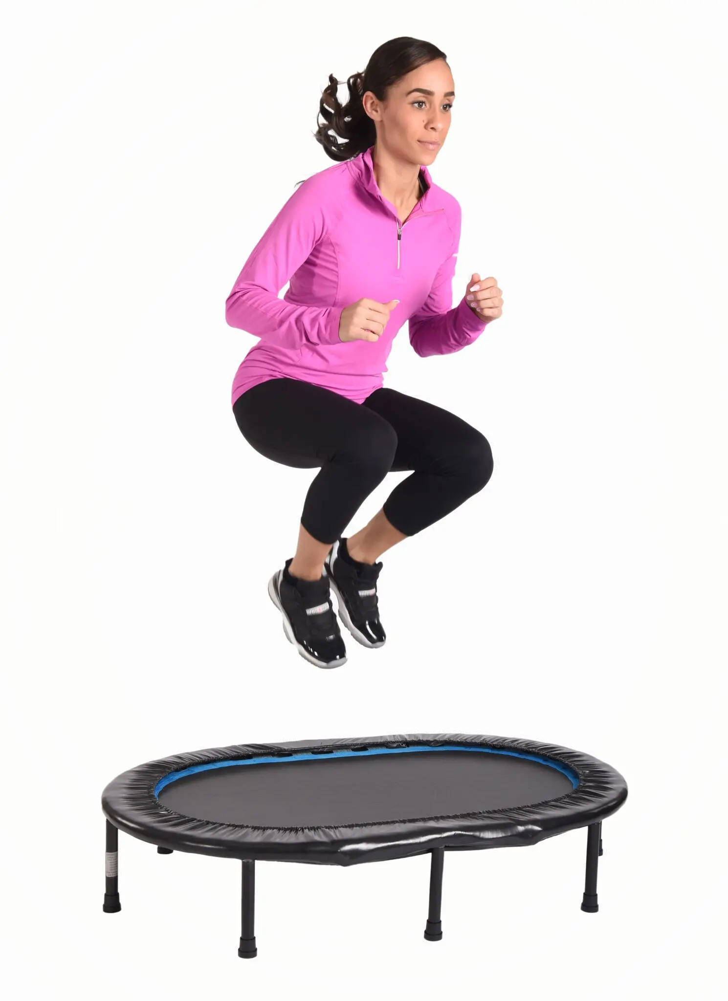35-1691 Stamina Black Oval Fitness Trampoline-4
