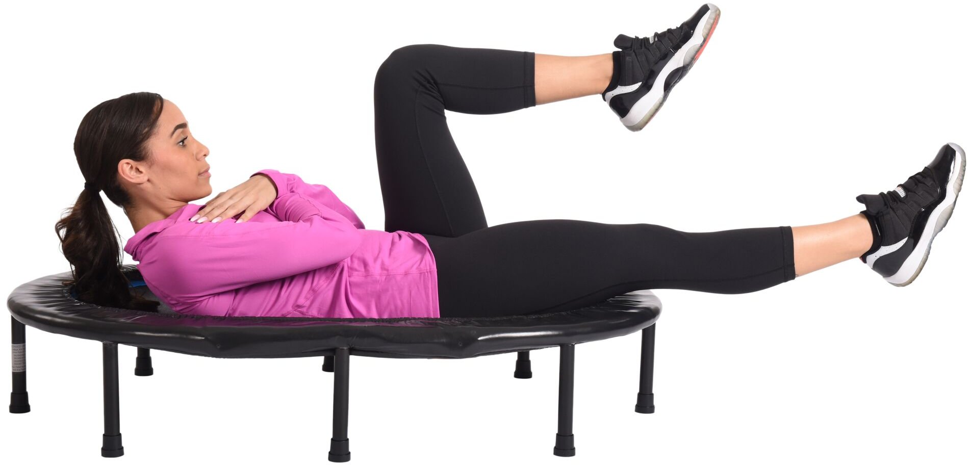35-1691 Stamina Black Oval Fitness Trampoline-5