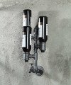 624015 Black Pipe Wine Bottle Holder - Allentown