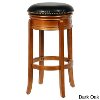 6882404 Dark Oak Bi-Cast Leather Swivel Counter Height Stool - Bristol