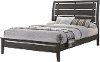 Clearance Contemporary Graphite King Size Bed - Grant