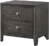 Clearance Grant Gray Nightstand