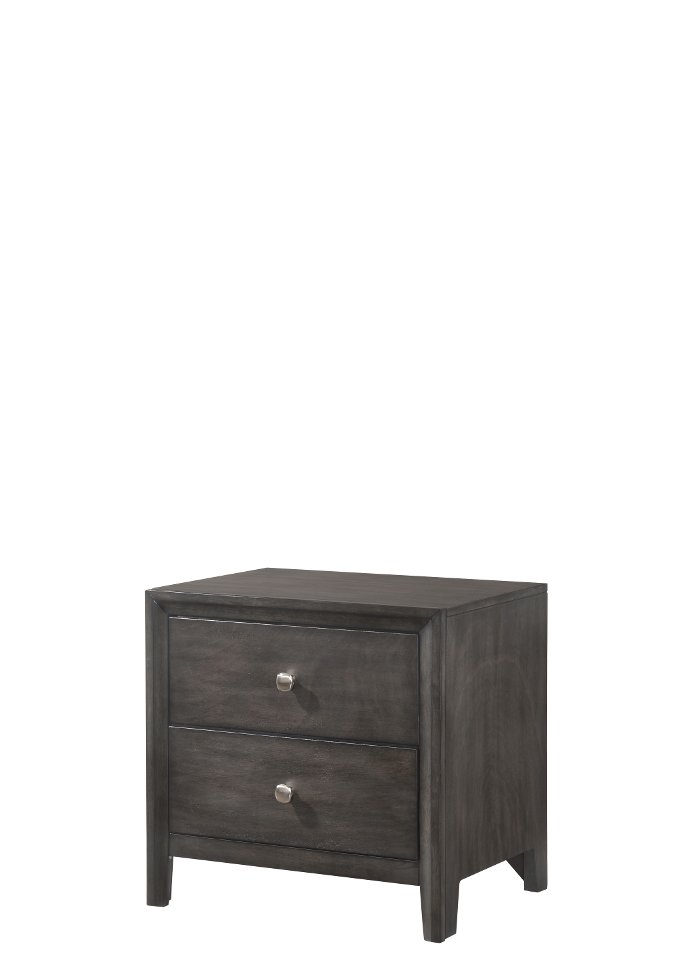 Grant Contemporary Graphite Nightstand