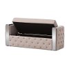 132-7332-RCW Modern Beige Upholstered Bench with Storage - Fiona-2