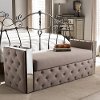 132-7332-RCW Modern Beige Upholstered Bench with Storage - Fiona-5