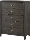 Clearance Grant Gray Chest of Drawers