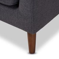 131-7219-RCW Mid Century Modern Dark Gray Wingback Chair - Ludwig-7