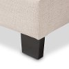 136-7442-RCW Contemporary Beige Full Size Upholstered Bed - Emerson-5