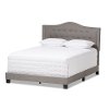136-7445-RCW Contemporary Gray Full Size Upholstered Bed - Emerson-2
