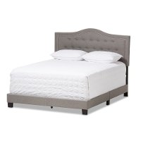 136-7445-RCW Contemporary Gray Full Size Upholstered Bed - Emerson-2