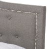 136-7445-RCW Contemporary Gray Full Size Upholstered Bed - Emerson-4