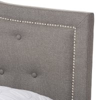 136-7445-RCW Contemporary Gray Full Size Upholstered Bed - Emerson-4