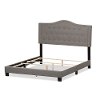 136-7445-RCW Contemporary Gray Full Size Upholstered Bed - Emerson-6