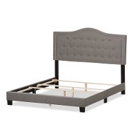 136-7445-RCW Contemporary Gray Full Size Upholstered Bed - Emerson-6
