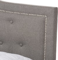 136-7447-RCW Contemporary Gray King Size Upholstered Bed - Emerson-4
