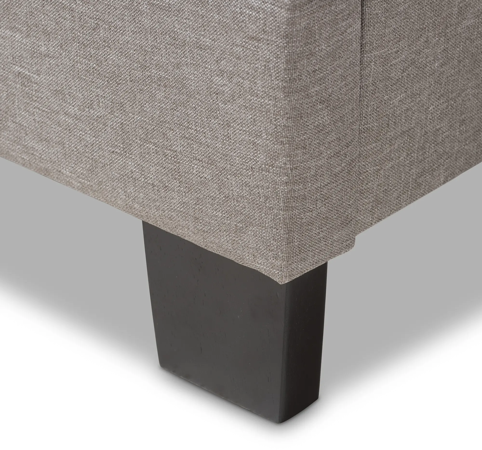 Contemporary Gray King Size Upholstered Bed - Emerson-5