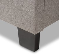 136-7447-RCW Contemporary Gray King Size Upholstered Bed - Emerson-5