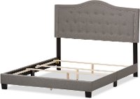 136-7447-RCW Contemporary Gray King Size Upholstered Bed - Emerson-6