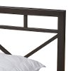 140-7882-RCW Contemporary Black Full Metal Platform Bed - Shelton-4