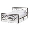 140-7882-RCW Contemporary Black Full Metal Platform Bed - Shelton-8