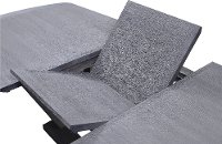 Contemporary Slate Gray and White 7 Piece Dining Set - Carrera-2