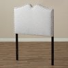 133-7149-RCW Contemporary Grayish Beige Twin Upholstered Headboard - Gracie-5